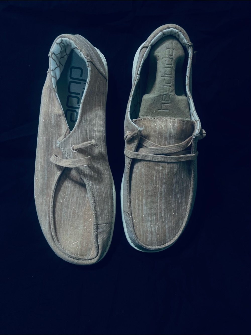 Hey Dude Men's Slip-On Loafers in Light Tan